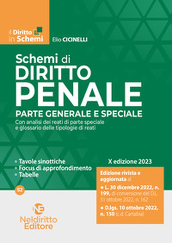 Schemi di diritto penale. Parte generale e speciale - Librerie.coop Schemi di diritto penale. Parte generale e speciale - Librerie.coop