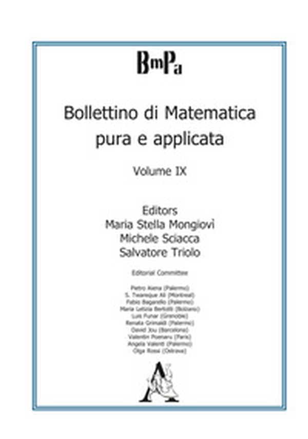 Bollettino di matematica pura e applicata - Librerie.coop Bollettino di matematica pura e applicata - Librerie.coop