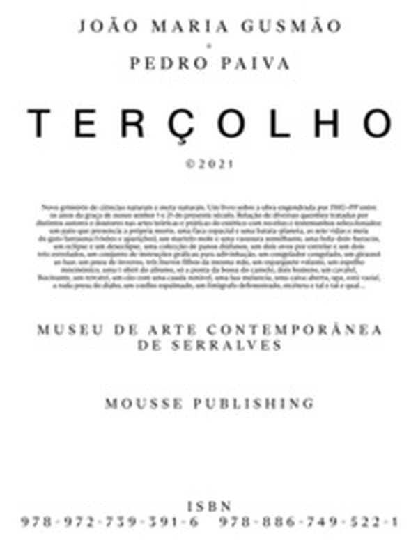 João Maria Gusmão + Pedro Paiva. Terçolho. Ediz. inglese e portoghese - Librerie.coop João Maria Gusmão + Pedro Paiva. Terçolho. Ediz. inglese e portoghese - Librerie.coop