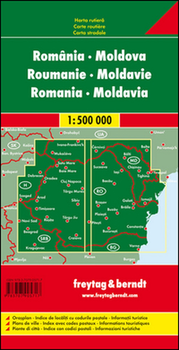 Romania-Moldavia 1:500.000 - Librerie.coop Romania-Moldavia 1:500.000 - Librerie.coop