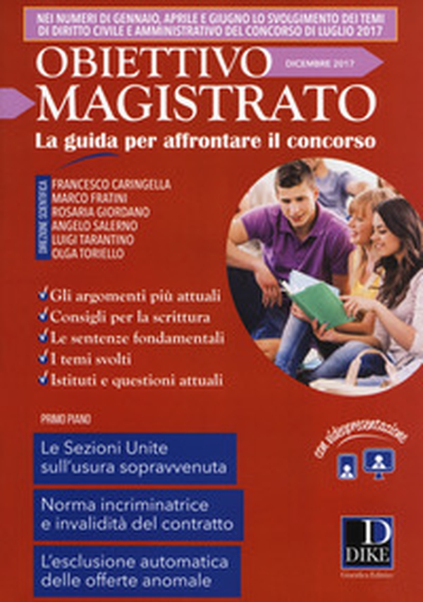 Obiettivo magistrato. La guida per affrontare il concorso - Vol. 12 - Librerie.coop Obiettivo magistrato. La guida per affrontare il concorso - Vol. 12 - Librerie.coop
