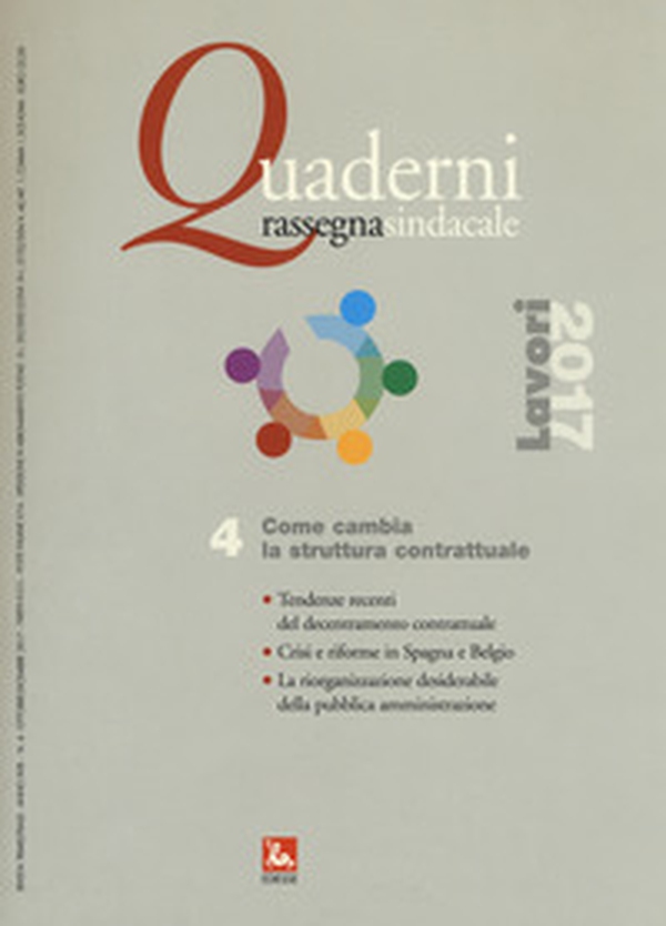 Quaderni rassegna sindacale - Vol. 4 - Librerie.coop Quaderni rassegna sindacale - Vol. 4 - Librerie.coop