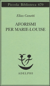 Aforismi per Marie-Louise - Librerie.coop
