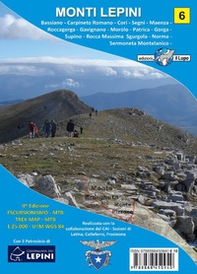 Monti Lepini. 6 MTB con carta escursionistica - Librerie.coop