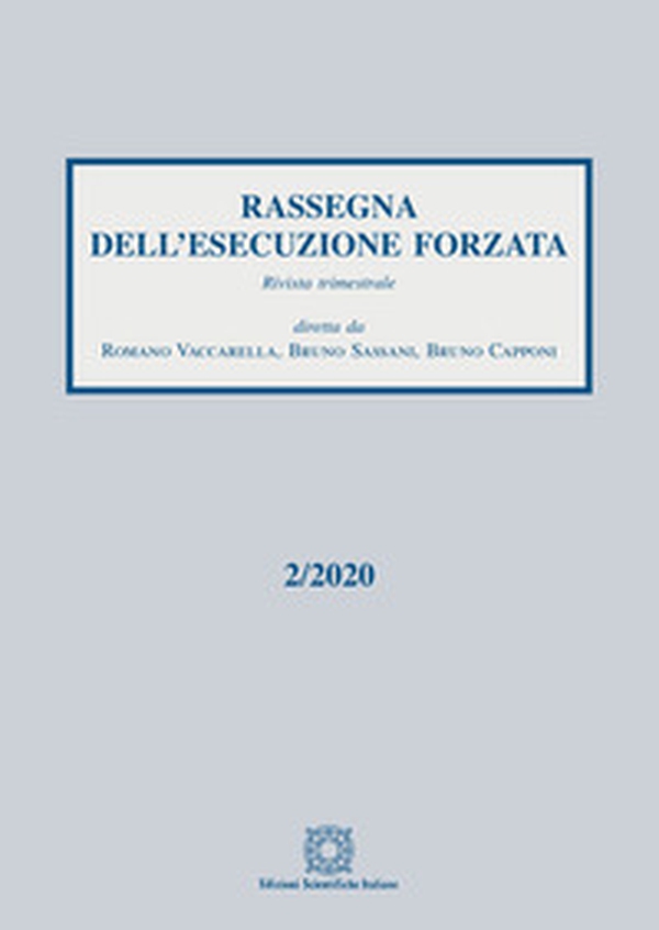 Rassegna dell'esecuzione forzata - Vol. 2 - Librerie.coop Rassegna dell'esecuzione forzata - Vol. 2 - Librerie.coop