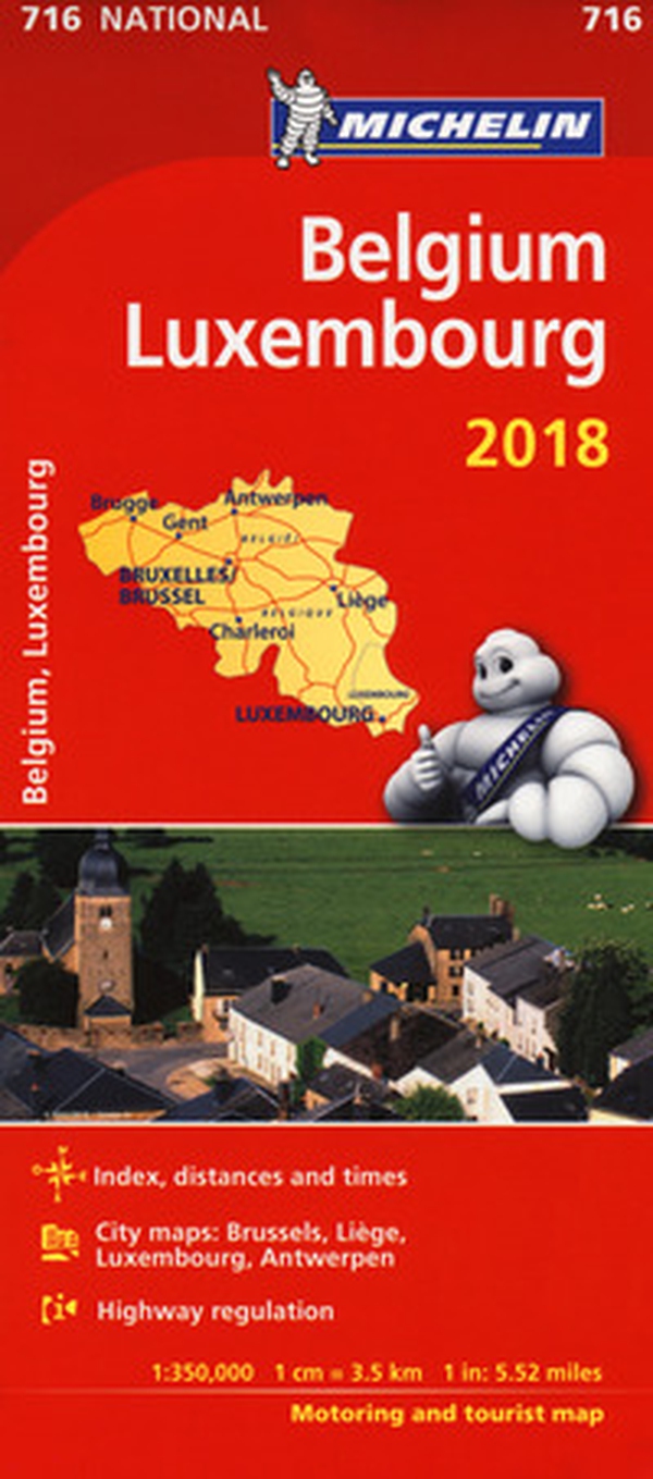 Belgium, Luxembourg 1:350.000 - Librerie.coop Belgium, Luxembourg 1:350.000 - Librerie.coop