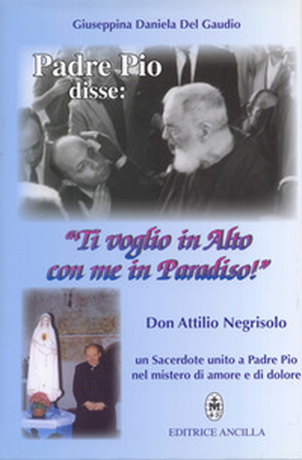 Padre Pio disse: «ti voglio in alto con me in paradiso!». Don Attilio Negrisolo, un sacerdote unito a padre Pio nel mistero di amore e di dolore - Librerie.coop Padre Pio disse: «ti voglio in alto con me in paradiso!». Don Attilio Negrisolo, un sacerdote unito a padre Pio nel mistero di amore e di dolore - Librerie.coop