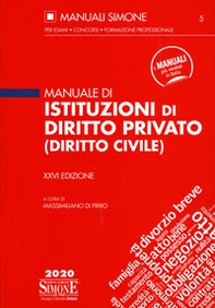 Manuale di istituzioni di diritto privato (diritto civile) - Librerie.coop