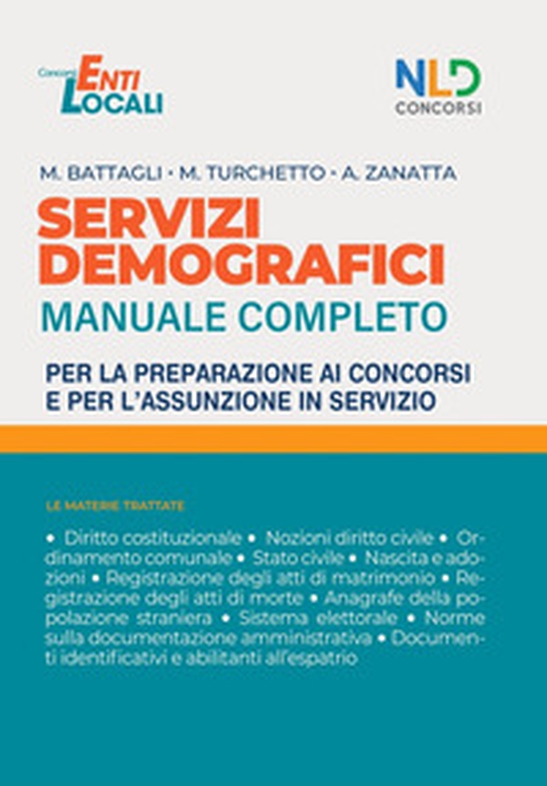 Servizi demografici. Manuale completo per la preparazione ai concorsi e per l'assunzione in servizio - Librerie.coop Servizi demografici. Manuale completo per la preparazione ai concorsi e per l'assunzione in servizio - Librerie.coop