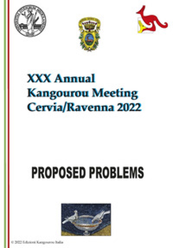 XXX Annual Kangourou Meeting. Proposed problem - Librerie.coop XXX Annual Kangourou Meeting. Proposed problem - Librerie.coop