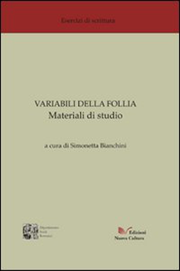 Variabili della follia. Materiali di studio - Librerie.coop Variabili della follia. Materiali di studio - Librerie.coop