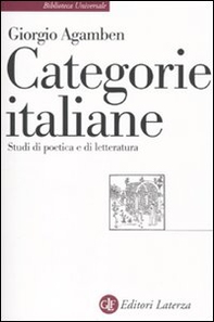 Categorie italiane. Studi di poetica e di letteratura - Librerie.coop