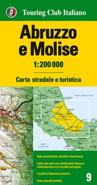 Abruzzo e Molise 1:200.000. Carta stradale e turistica - Librerie.coop