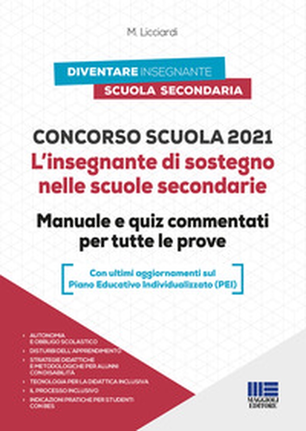 Concorso scuola. L'insegnante di sostegno nelle scuole secondarie. Manuale e quiz commentati per tutte le prove - Librerie.coop Concorso scuola. L'insegnante di sostegno nelle scuole secondarie. Manuale e quiz commentati per tutte le prove - Librerie.coop