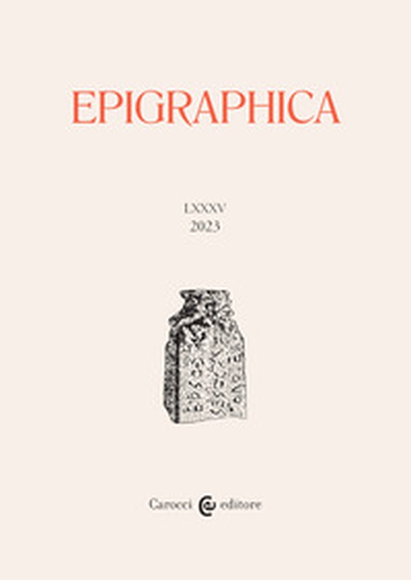 Epigraphica - Vol. 1-2 - Librerie.coop Epigraphica - Vol. 1-2 - Librerie.coop