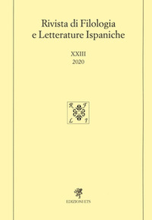 Rivista di filologia e letterature ispaniche - Vol. 23 - Librerie.coop Rivista di filologia e letterature ispaniche - Vol. 23 - Librerie.coop