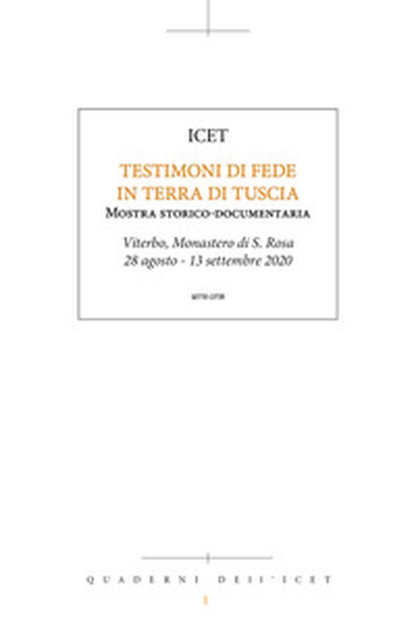 Testimoni di fede in terra di Tuscia - Librerie.coop Testimoni di fede in terra di Tuscia - Librerie.coop
