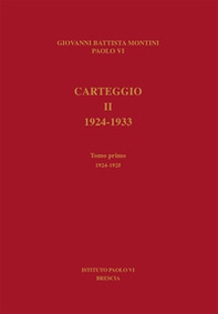 Carteggio. 1924-1933 - Librerie.coop