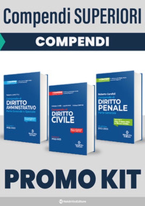 Kit Compendio superiore di diritto amministrativo-Compendio di diritto civile-Compendio di diritto penale. Parte generale - Librerie.coop Kit Compendio superiore di diritto amministrativo-Compendio di diritto civile-Compendio di diritto penale. Parte generale - Librerie.coop