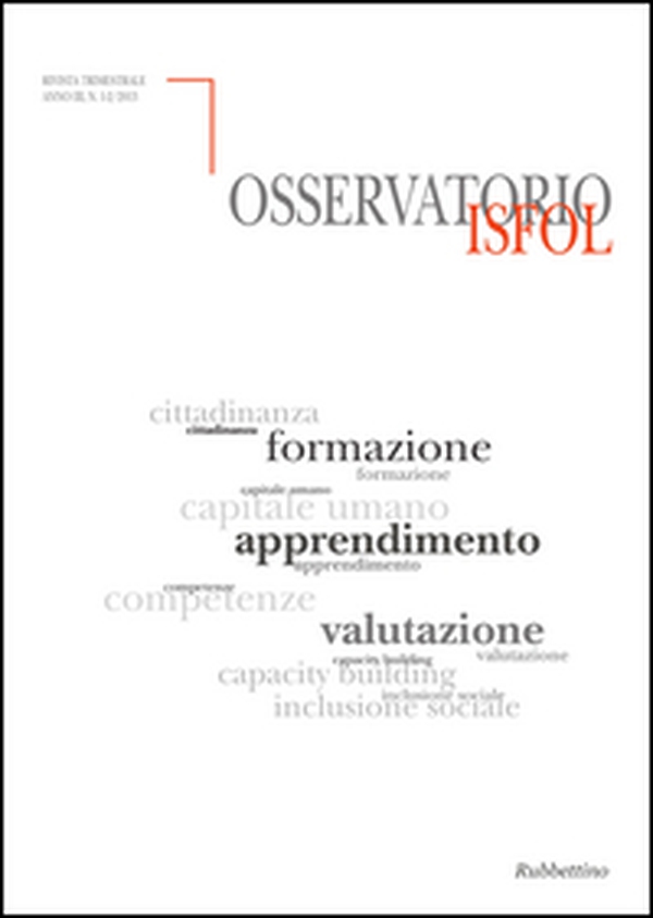 Osservatorio Isfol (2013) vol. 1-2 - Librerie.coop Osservatorio Isfol (2013) vol. 1-2 - Librerie.coop