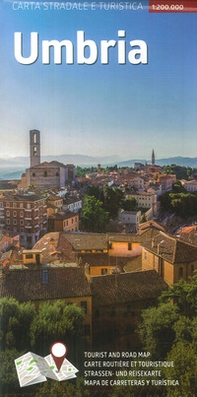 Carta stradale e turistica plastificata. Umbria. 1:200.000 - Librerie.coop