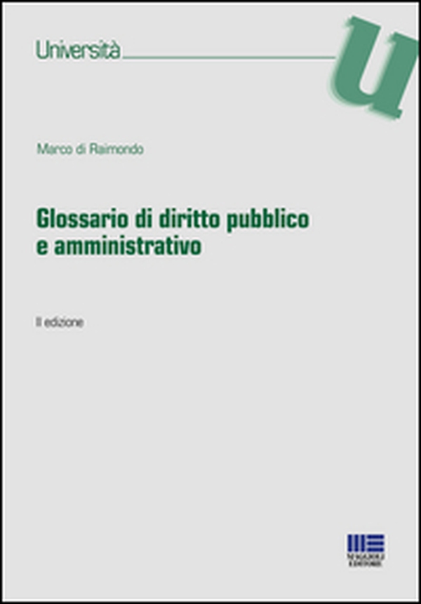 Glossario di diritto pubblico e amministrativo - Librerie.coop Glossario di diritto pubblico e amministrativo - Librerie.coop