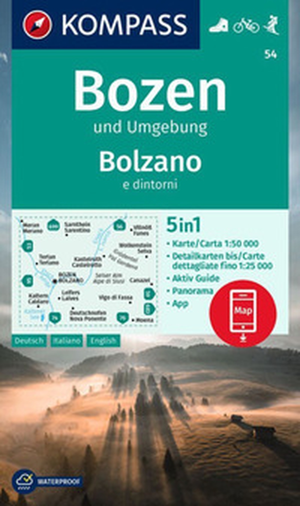 Carta escursionistica n. 54. Bolzano e dintorni - Librerie.coop Carta escursionistica n. 54. Bolzano e dintorni - Librerie.coop