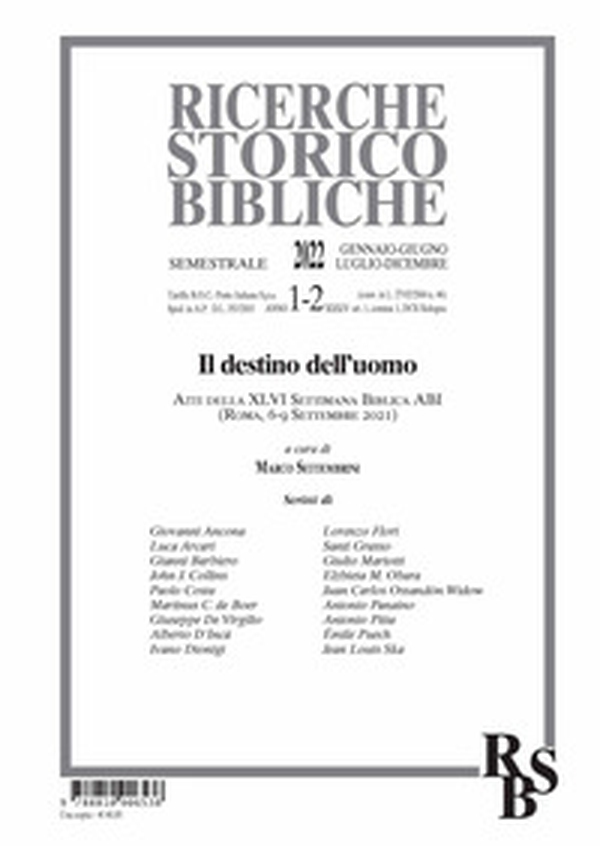 Ricerche storico-bibliche - Vol. 1-2 - Librerie.coop Ricerche storico-bibliche - Vol. 1-2 - Librerie.coop