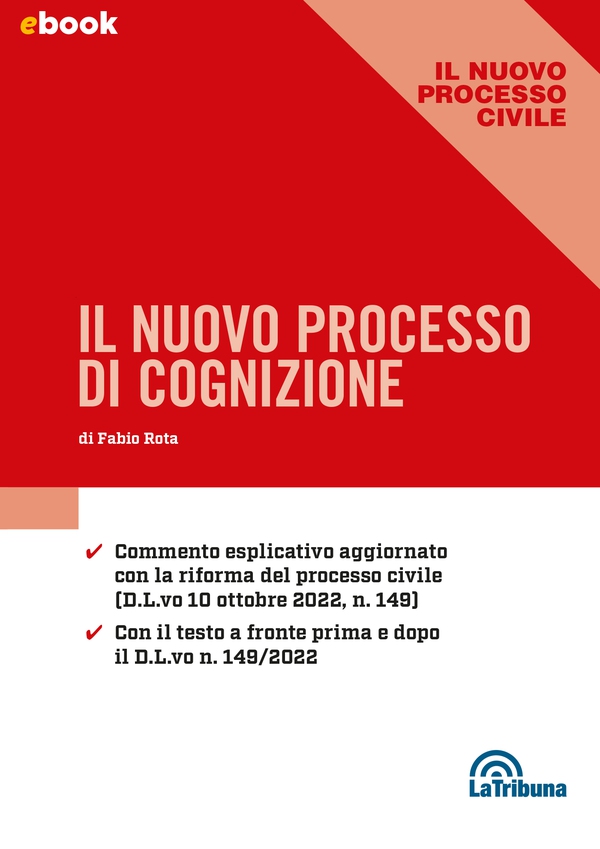 Il nuovo processo di cognizione - Librerie.coop Il nuovo processo di cognizione - Librerie.coop