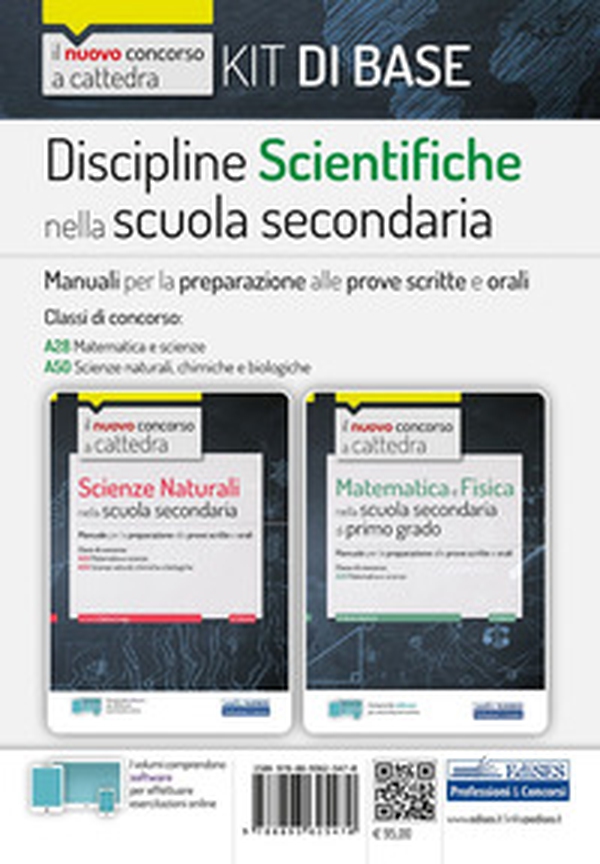 Kit Discipline scientifiche nella scuola secondaria: Scienze naturali nella scuola secondaria-Matematica e fisica nella scuola secondaria di primo grado - Librerie.coop Kit Discipline scientifiche nella scuola secondaria: Scienze naturali nella scuola secondaria-Matematica e fisica nella scuola secondaria di primo grado - Librerie.coop