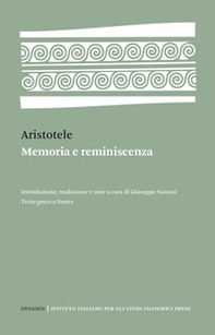 Memoria e reminiscenza. Testo greco a fronte - Librerie.coop