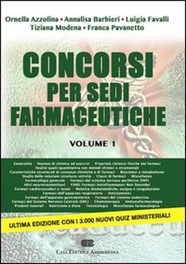 Concorsi per sedi farmaceutiche. Guida alla risoluzione dei quiz - Librerie.coop Concorsi per sedi farmaceutiche. Guida alla risoluzione dei quiz - Librerie.coop