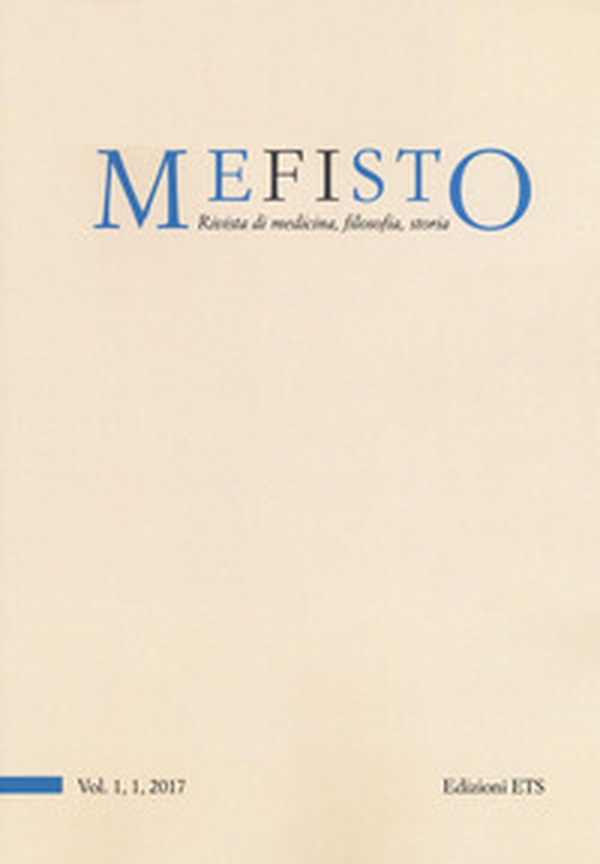 Mefisto. Rivista di medicina, filosofia, storia - Vol. 1 - Librerie.coop Mefisto. Rivista di medicina, filosofia, storia - Vol. 1 - Librerie.coop