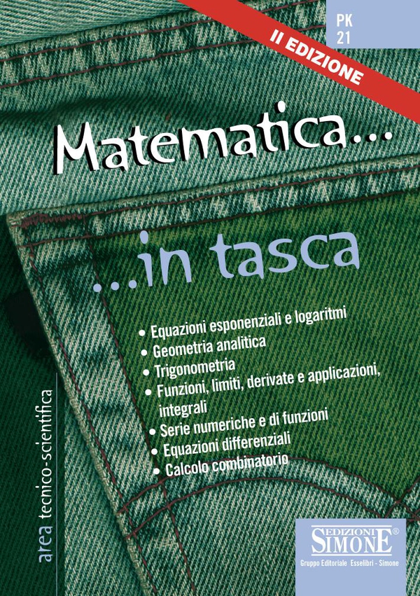 Matematica... in tasca - Nozioni essenziali - Librerie.coop Matematica... in tasca - Nozioni essenziali - Librerie.coop