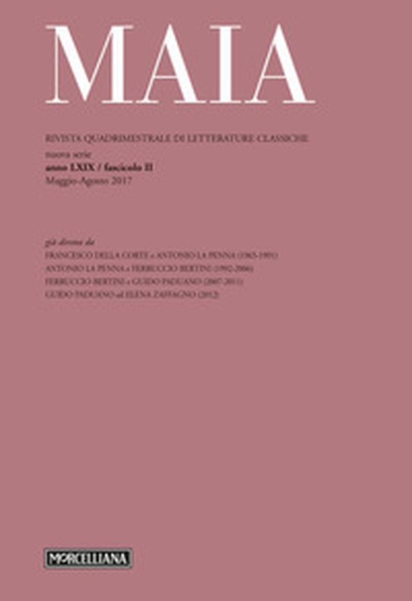 Maia. Rivista di letterature classiche - Librerie.coop Maia. Rivista di letterature classiche - Librerie.coop