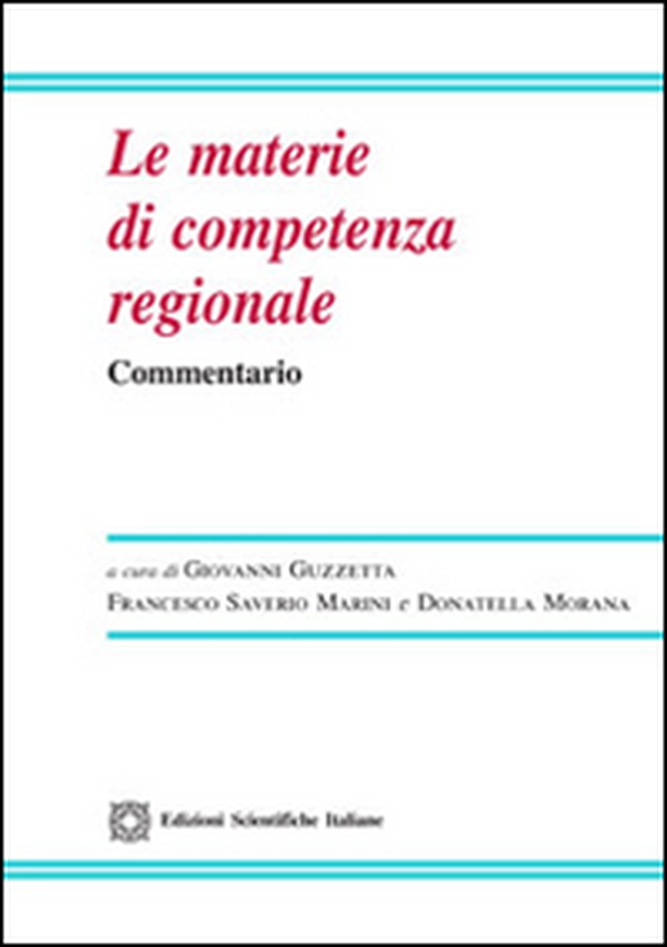 Le materie di competenza regionale - Librerie.coop Le materie di competenza regionale - Librerie.coop