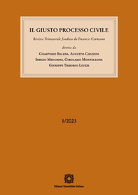 Il giusto processo civile - Vol. 1 - Librerie.coop