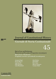 Giornale di storia Costituzionale-Journal of Constitutional history - Vol. 45\2 - Librerie.coop