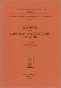 Carteggi con Gabriello da S. Fulgenzio... Gentili - Librerie.coop