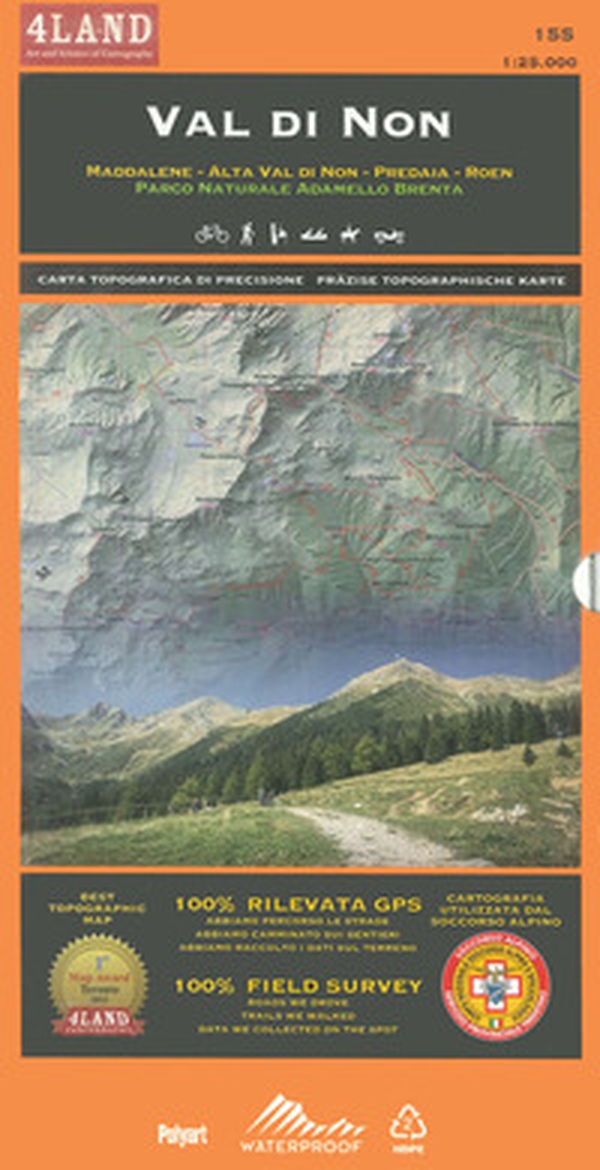 Val di Non. Carta topografica di precisione 1:25.000 n. 155. Ediz. italiana, inglese e tedesca - Librerie.coop Val di Non. Carta topografica di precisione 1:25.000 n. 155. Ediz. italiana, inglese e tedesca - Librerie.coop