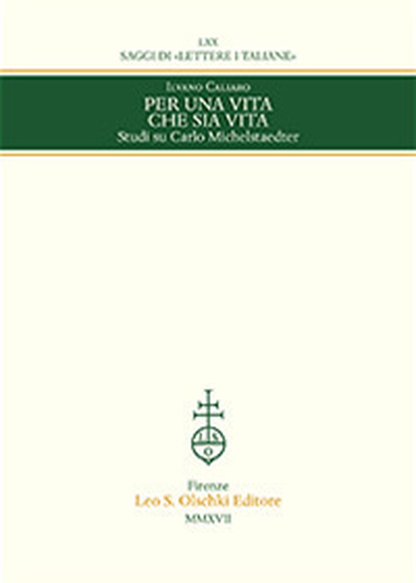 Per una vita che sia vita. Studi su Carlo Michelstaedter - Librerie.coop Per una vita che sia vita. Studi su Carlo Michelstaedter - Librerie.coop