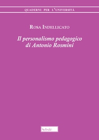 Il personalismo pedagogico di Antonio Rosmini - Librerie.coop