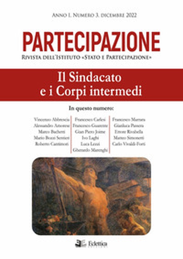 Partecipazione. Rivista dell'Istituto «Stato e Partecipazione» - Vol. 3 - Librerie.coop Partecipazione. Rivista dell'Istituto «Stato e Partecipazione» - Vol. 3 - Librerie.coop