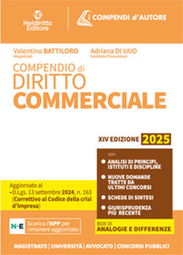 Compendio di diritto commerciale - Librerie.coop Compendio di diritto commerciale - Librerie.coop