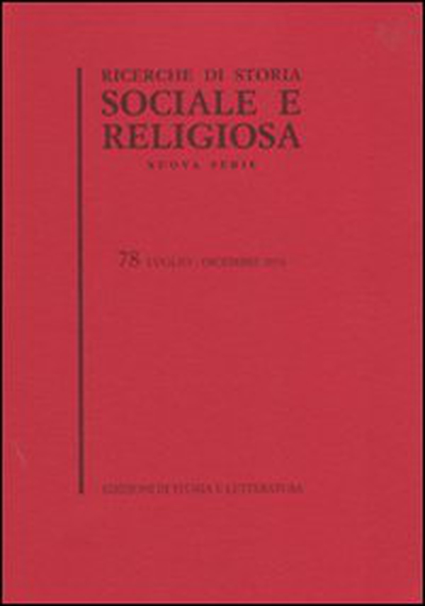 Ricerche di storia sociale e religiosa - Vol. 78 - Librerie.coop Ricerche di storia sociale e religiosa - Vol. 78 - Librerie.coop