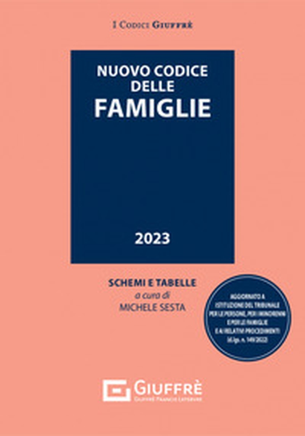 Nuovo codice delle famiglie - Librerie.coop Nuovo codice delle famiglie - Librerie.coop