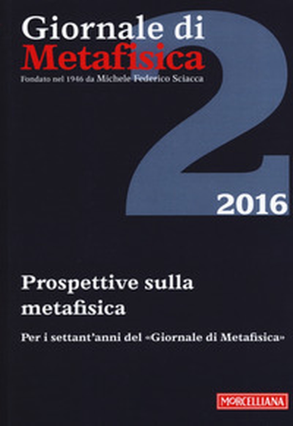 Giornale di metafisica - Vol. 2 - Librerie.coop Giornale di metafisica - Vol. 2 - Librerie.coop