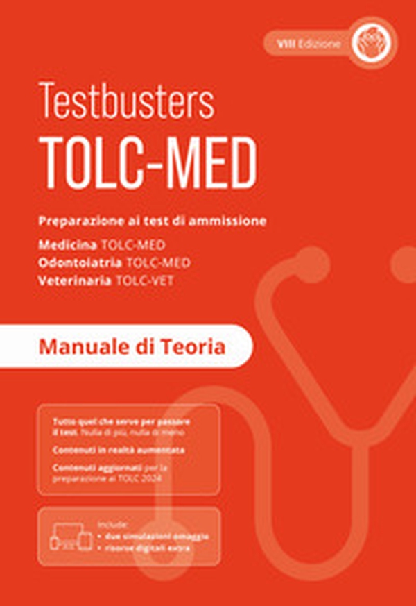 TOLC-MED. Test Medicina 2024/2025. Preparazione ai test di ammissione. Medicina, odontoiatria e veterinaria. Manuale di teoria - Librerie.coop TOLC-MED. Test Medicina 2024/2025. Preparazione ai test di ammissione. Medicina, odontoiatria e veterinaria. Manuale di teoria - Librerie.coop