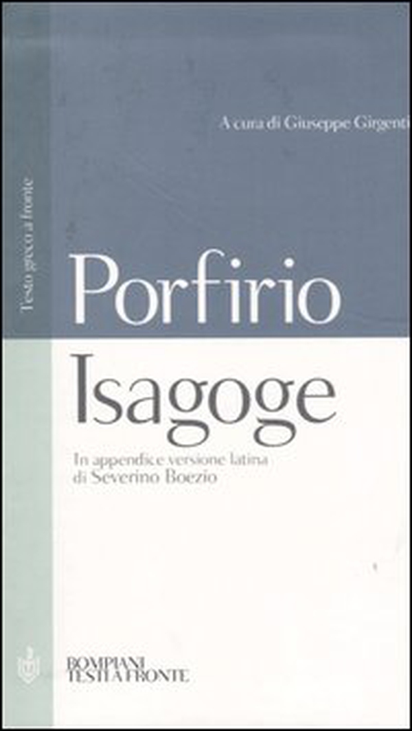 Isagoge. Testo greco a fronte - Librerie.coop Isagoge. Testo greco a fronte - Librerie.coop