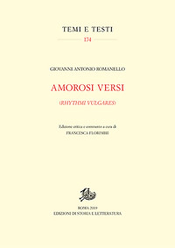 Amorosi versi (Rhythmi vulgares) - Librerie.coop Amorosi versi (Rhythmi vulgares) - Librerie.coop